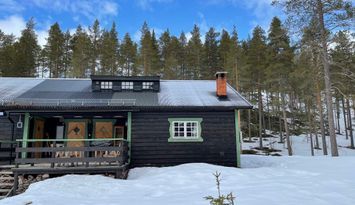 Mysig stuga nära Hundfjället (Joänget)