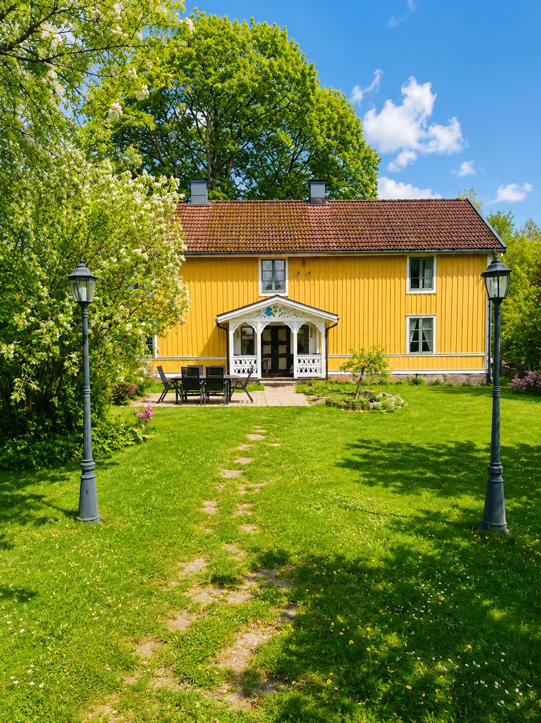 Mysig småländsk gård – nära Astrid Lindgrens Värld