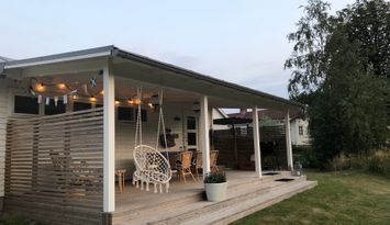 Hus i Falkenberg/Ringsegård, tre min till stranden