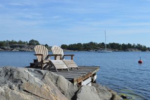 Käckskär Nämdö. Lake plot fantastic sea view