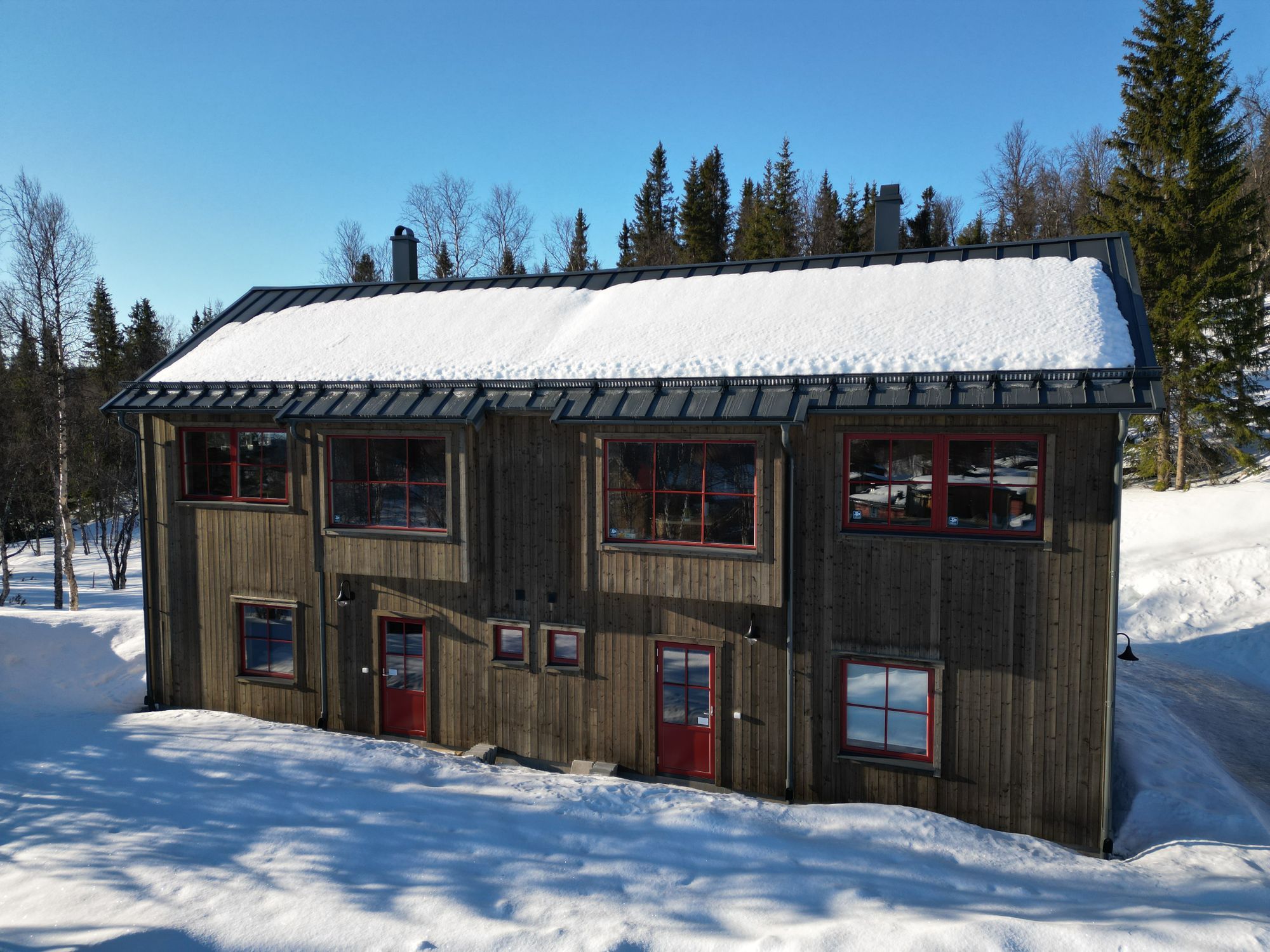 Nytt parhus i Bruksvallarna med bra läge