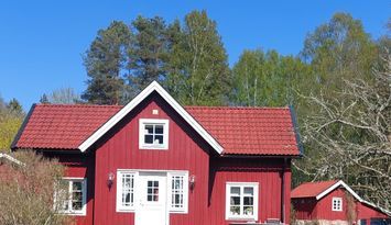 Charmigt hus med 200 m till sandstrand