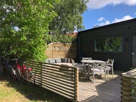 Central stuga med uteplats, Mariedal Varberg