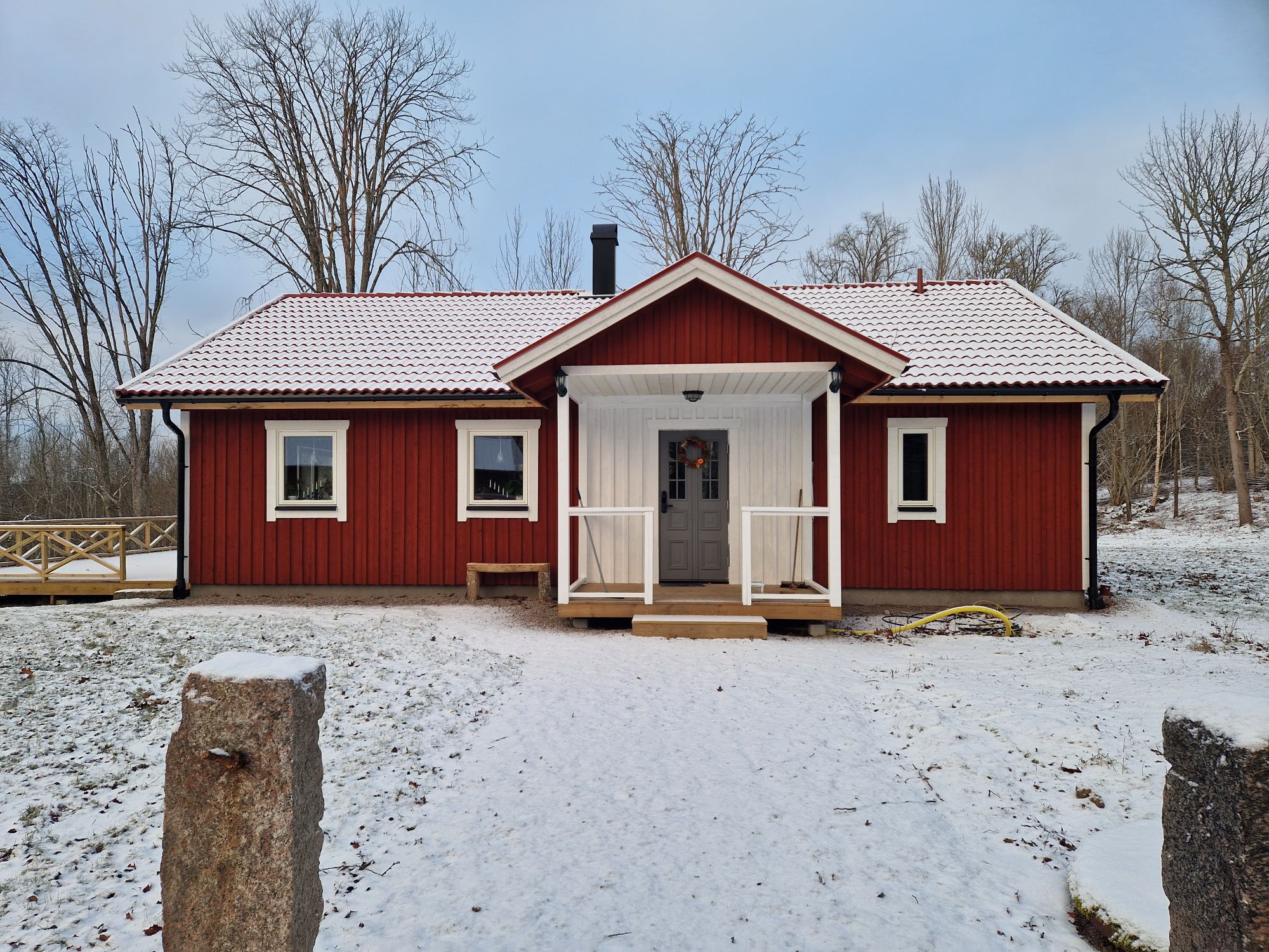 Hus i Tiveden nära Unden