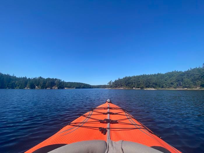 Idyllisk sommarstuga mitt i naturen vid sjökanten – bild 23 av 24