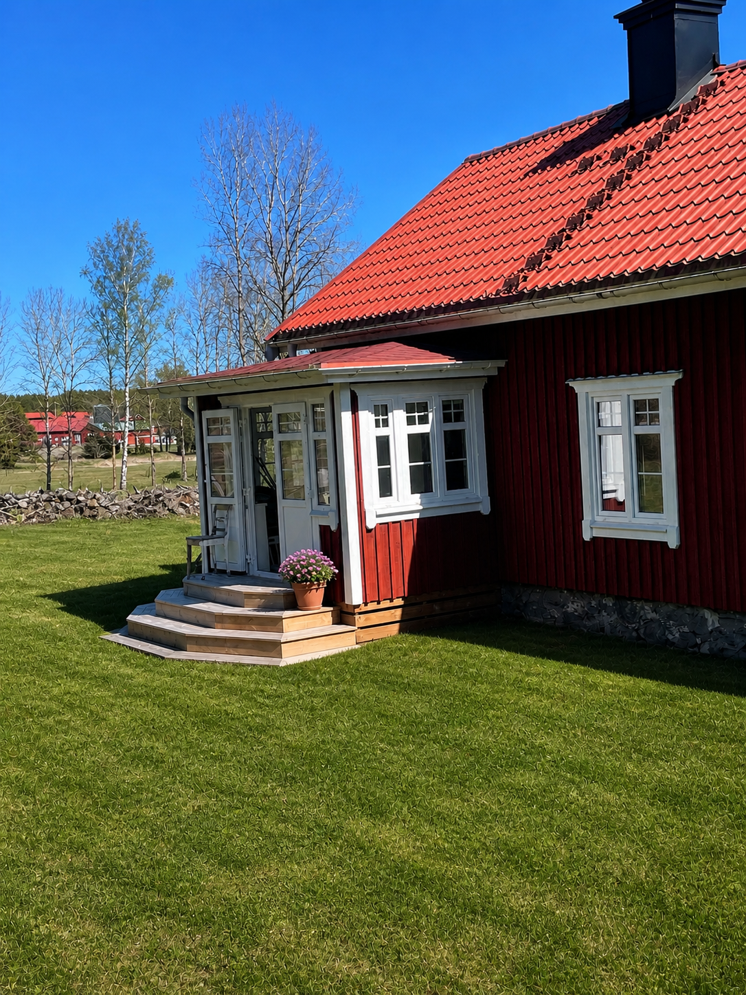 Rött litet torp