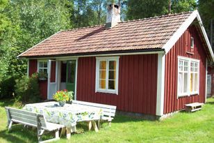 Süsse kleine Hütte in Südwestsmåland