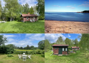Zwei Ferienhäuser in ungestörter Lage auf Väddö