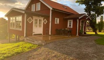 Lantligt hus med nära till naturen