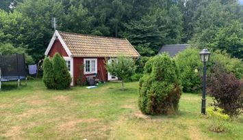 Liten gäststuga uthyres i underbara Vejbystrand