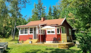 Familjevänlig stuga nära bad