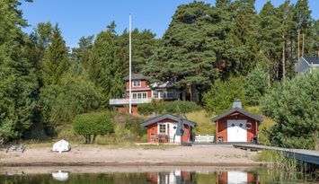 hus med egen strand och brygga | SE13001