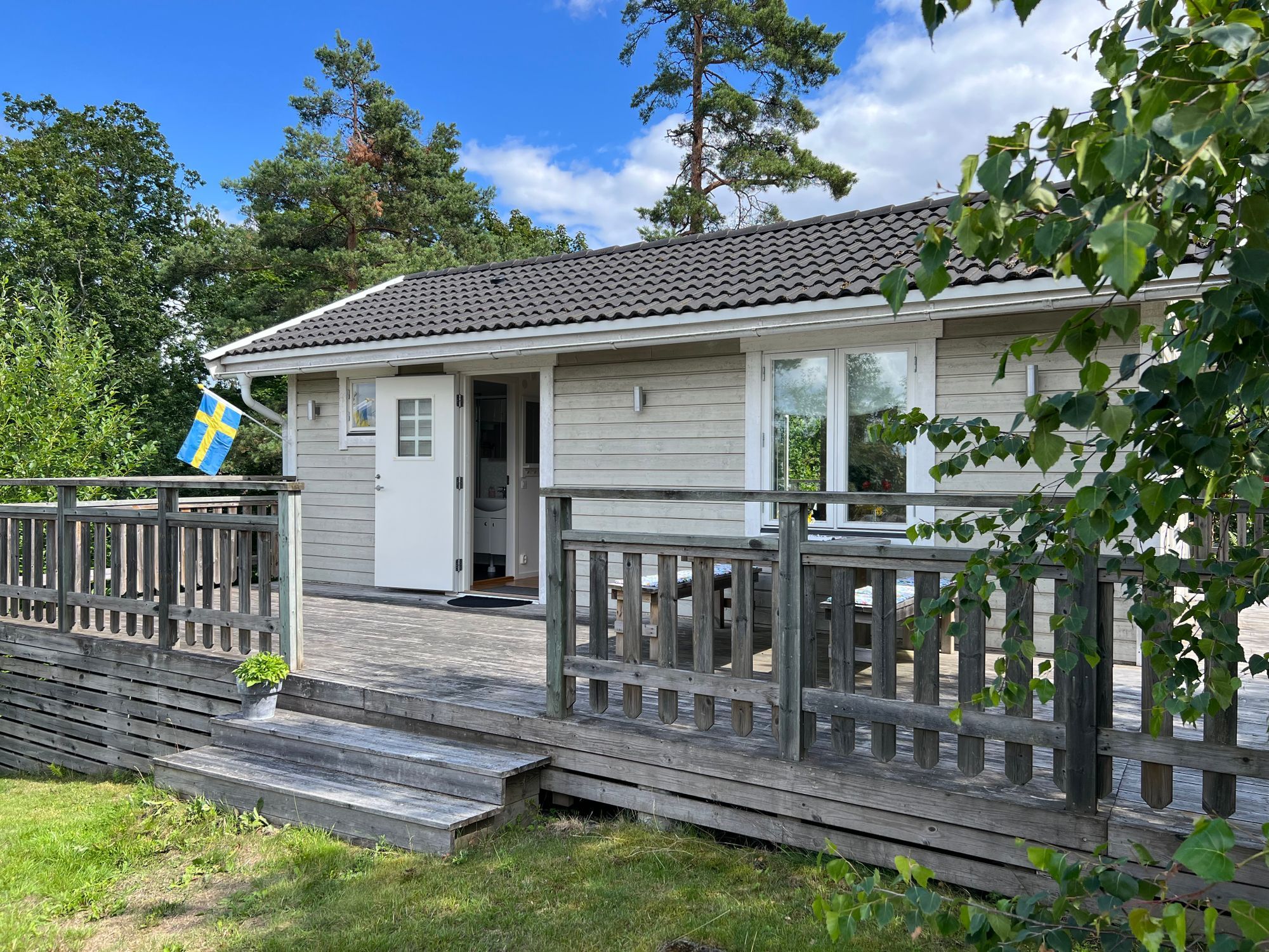 Hus 500 meter från badplats