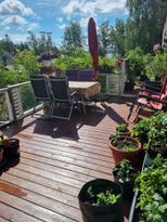 Havsutsikt Årsta Havsbad Stockholm södra skärgård.