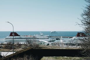 Barnvänligt hus med havsutsikt i Visby