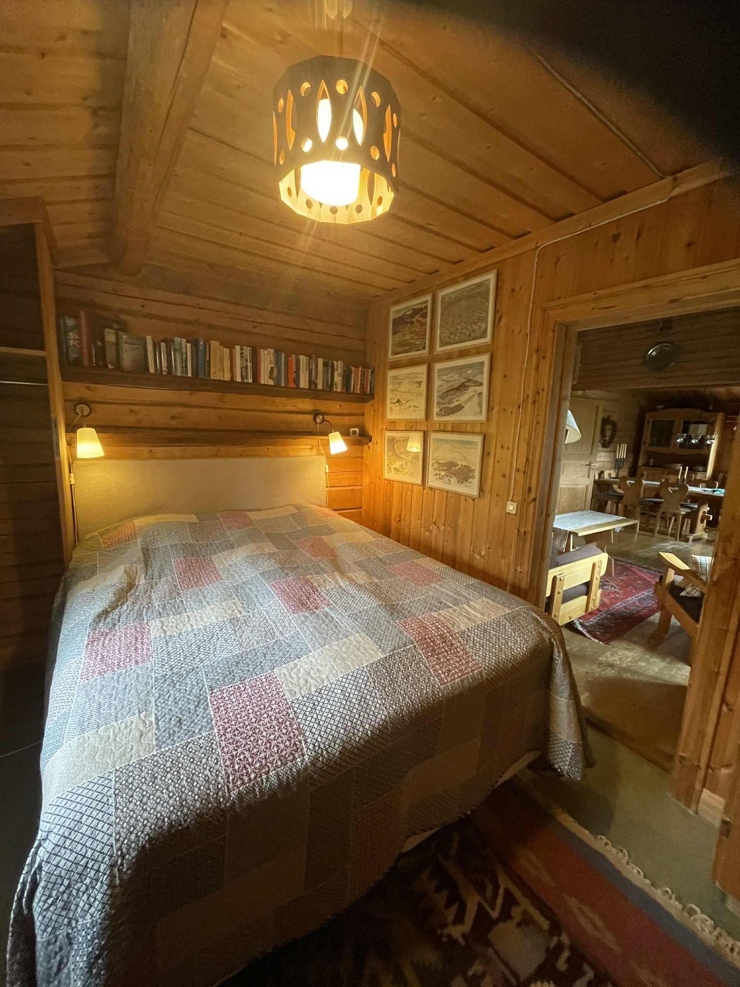 Retro fjällstuga Storhogna – bastu, braskamin – bild 7 av 24