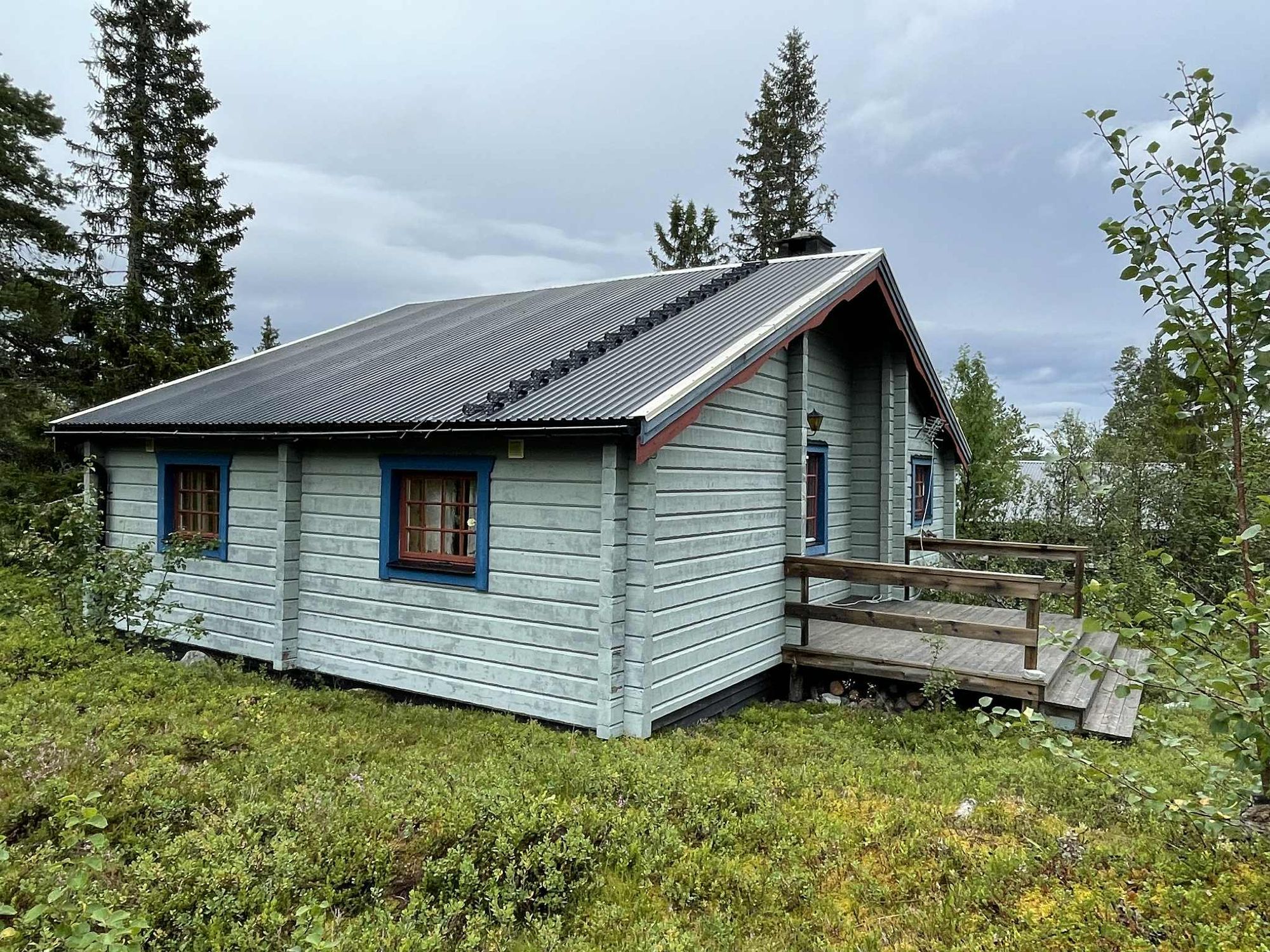 Retro fjällstuga Storhogna – bastu, braskamin – bild 16 av 24