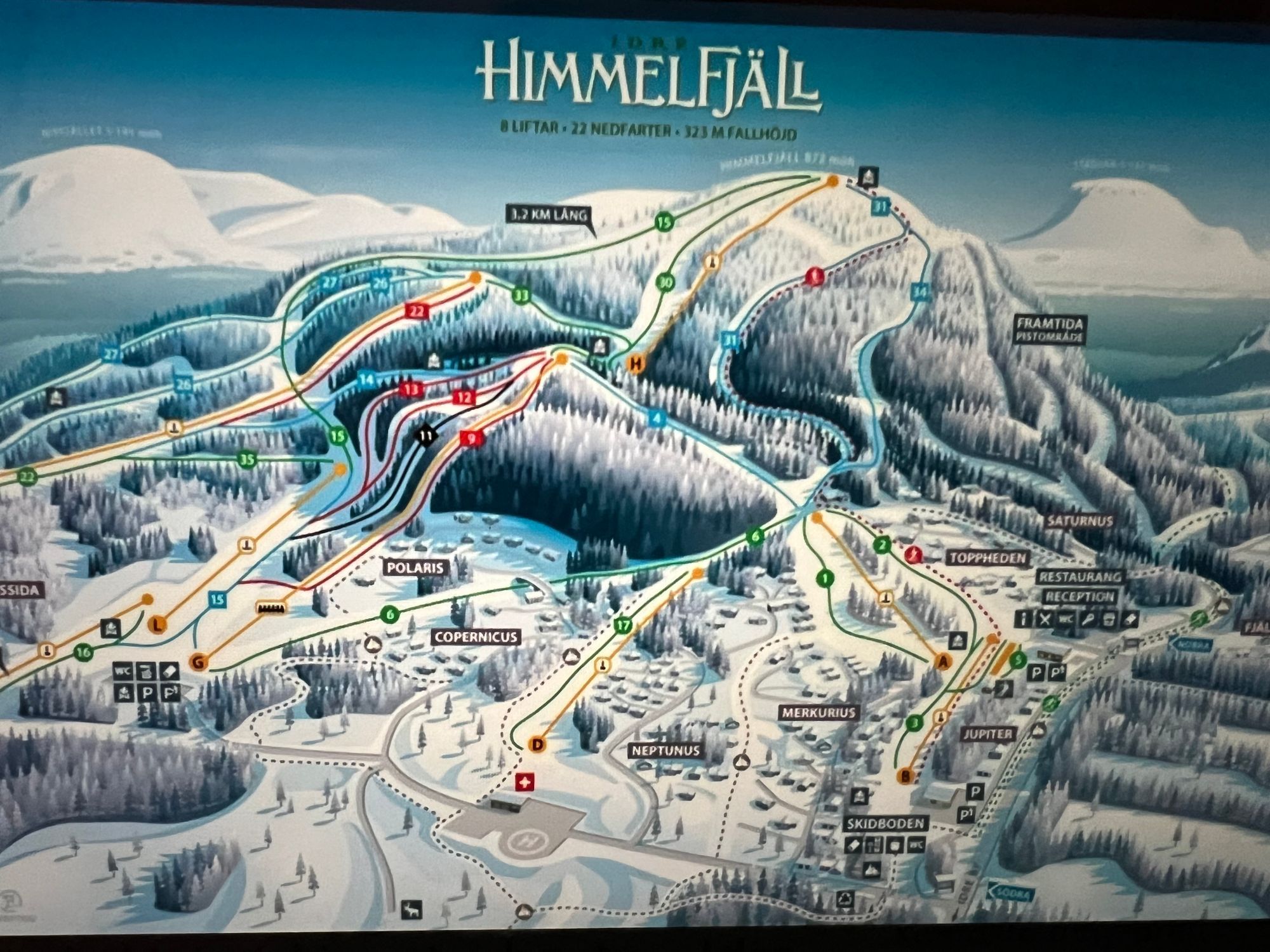 Idre Himmelsfjäll ski in/ski out-pool, bastu – bild 11 av 11