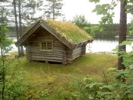 Fischen und Jagen am Fluss Vindelälven im Forsholm