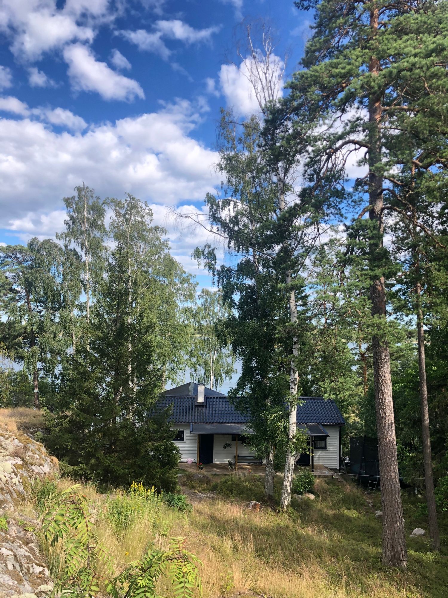 Vacker sjötomt med flera stugor och vedeldad bastu – bild 7 av 23