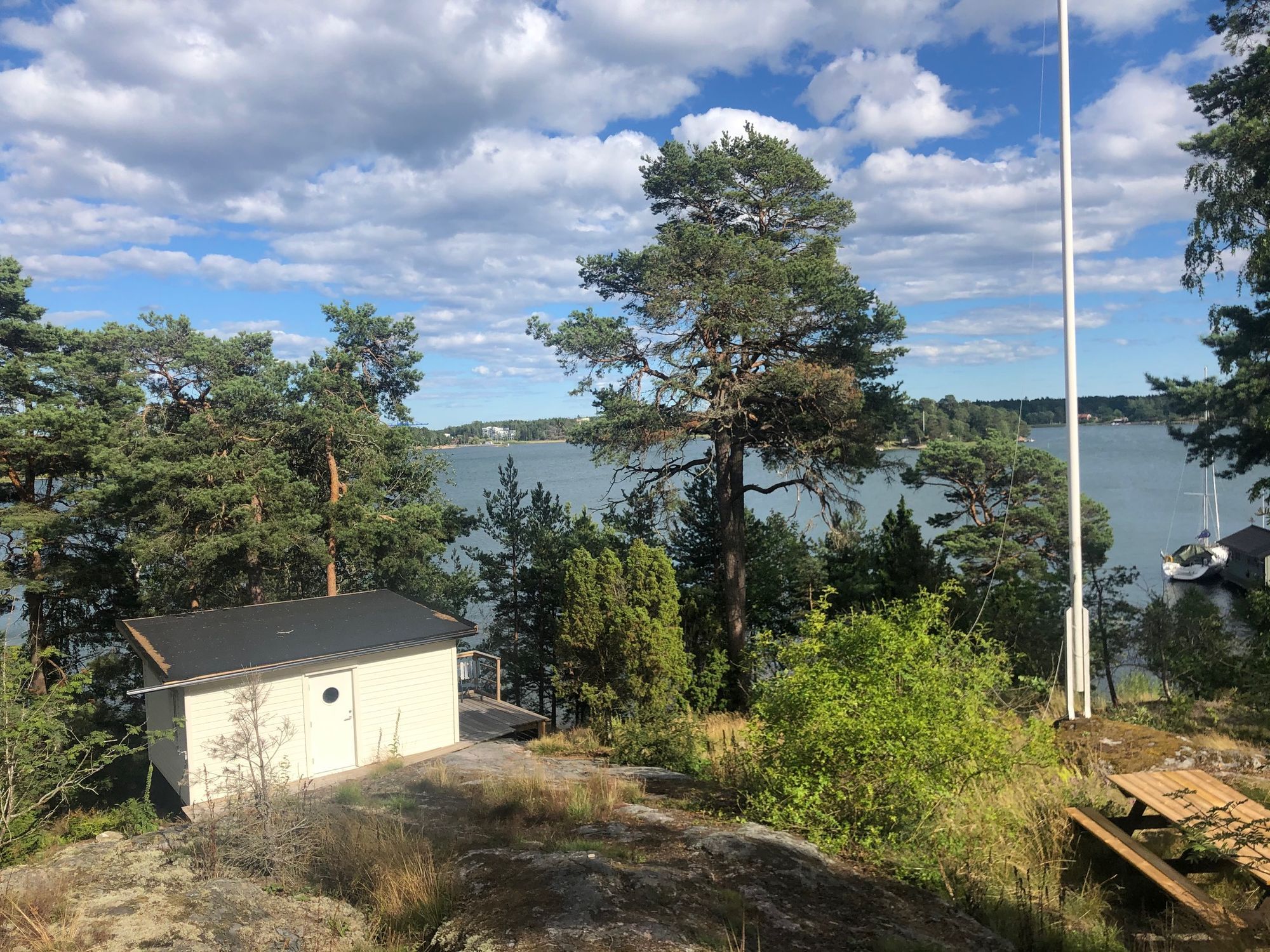 Vacker sjötomt med flera stugor och vedeldad bastu – bild 14 av 23
