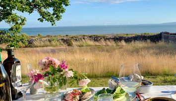 Första parkett mot havet, Öllövsstrand, Båstad
