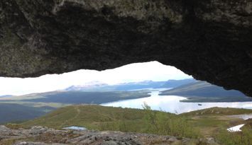 Utsikt, balkong och bastu - västra Tärnaby