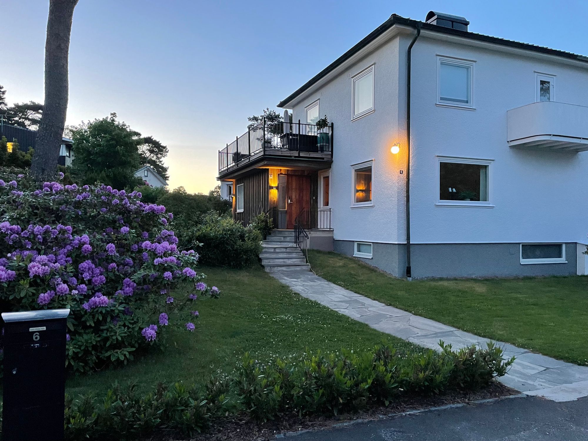 Havsnära villa i Långedrag