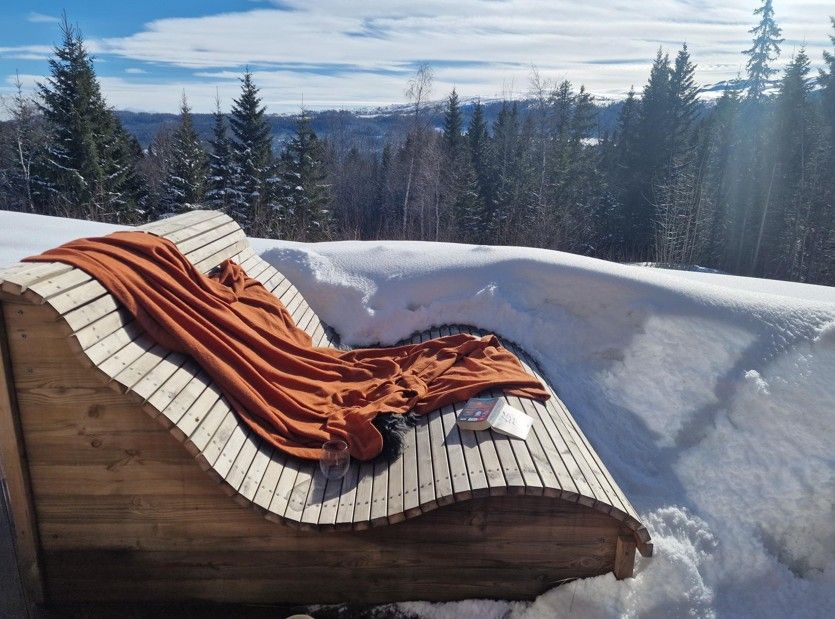 Mysig lodge med fantastiskt läge vid Sadelexpress – bild 20 av 21
