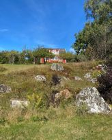 Tüpisch südschwedish haus in das weld in Småland