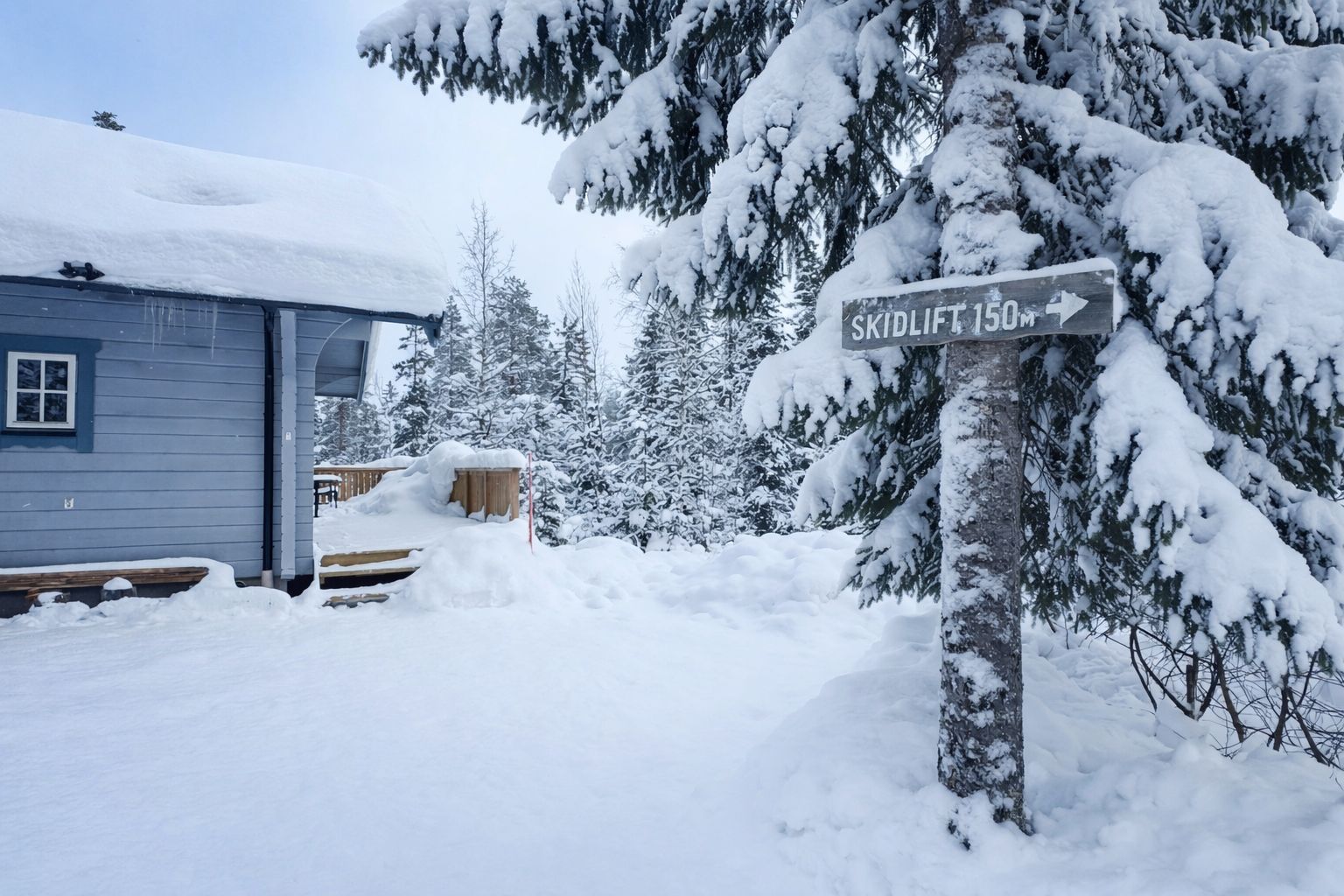 Falkenstugan – Ski-in, bastu & 150 m till lift – bild 14 av 16