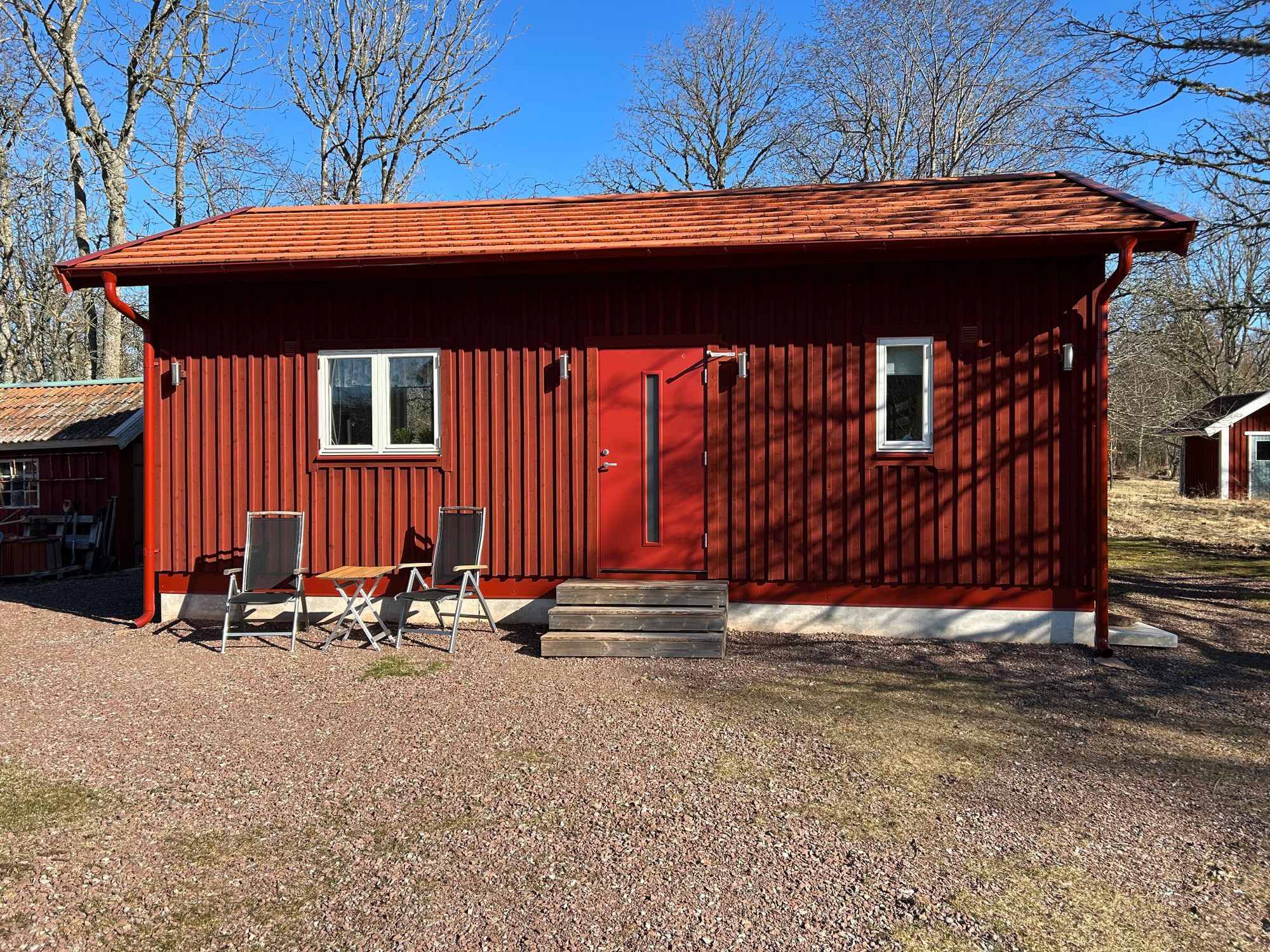 Attefallshus på Kinnekulle nära Vänern