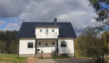 Stort hus när fin badsjö och gekås i Ullared