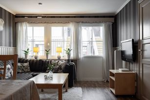 Lägenhet vid Åre torg med bastu och parkering