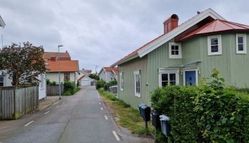 Litet fritidshus vid havet