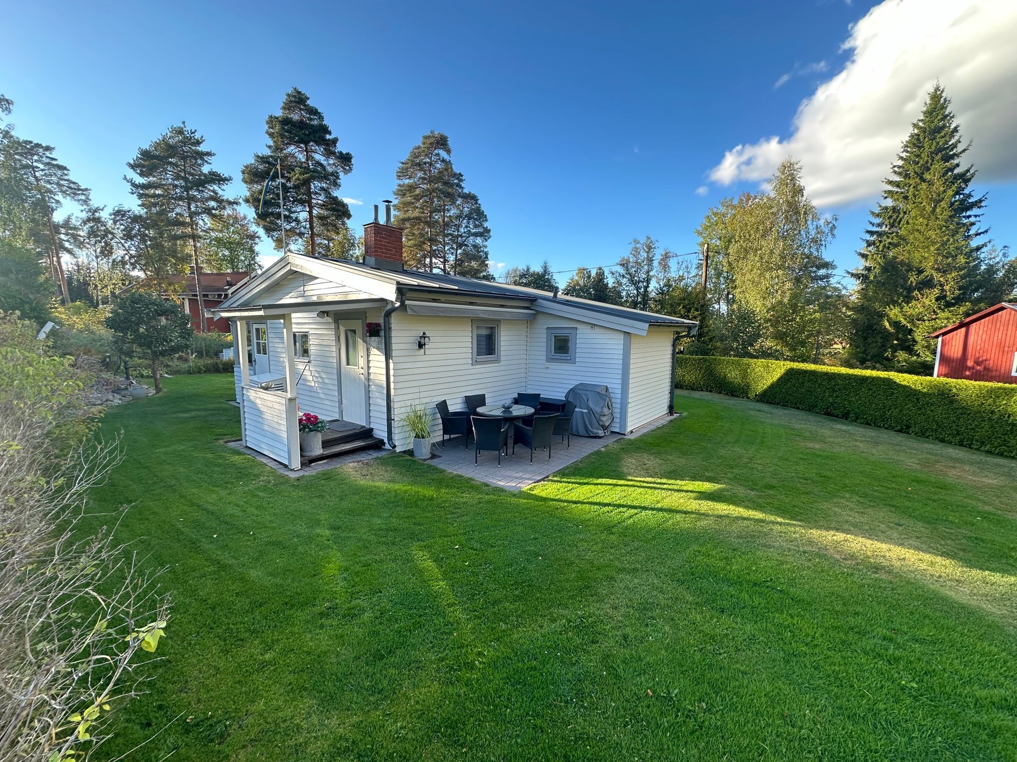 Mysig sommarstuga nära bad & fina miljöer