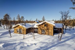 Beautiful mountain lodge with many beds