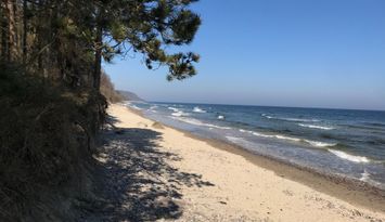 Nybyggt vid havet i gamla Kivik