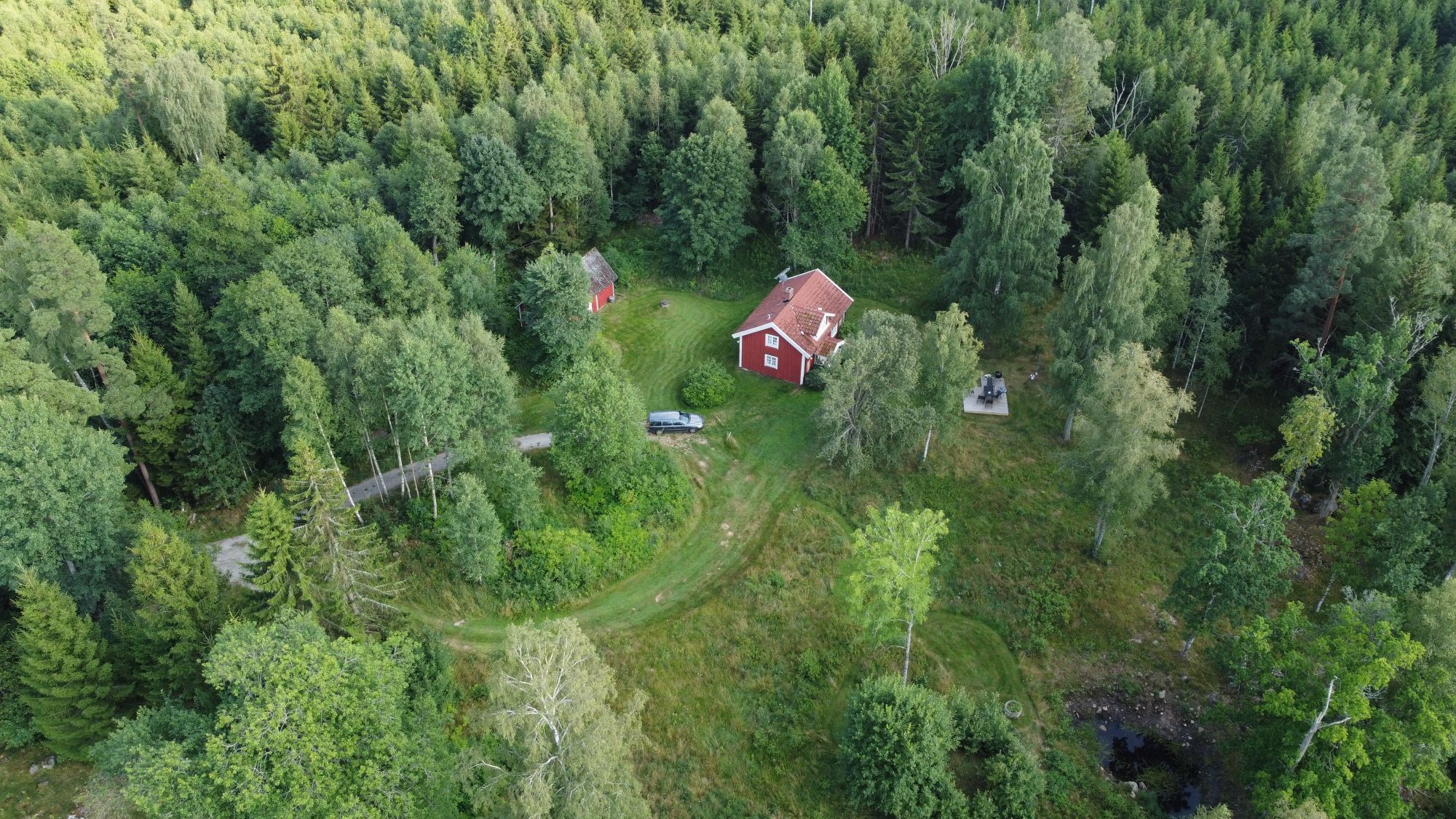 Mysig stuga med bra bad och fiske – bild 24 av 24