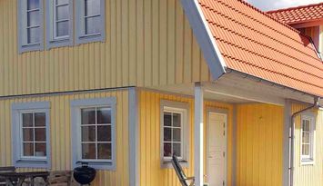 Gult hus mellan Göteborg, Kungälv och Marstrand