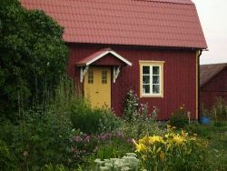 Tega, Haus mit holzbeheizter Sauna. Angeln.