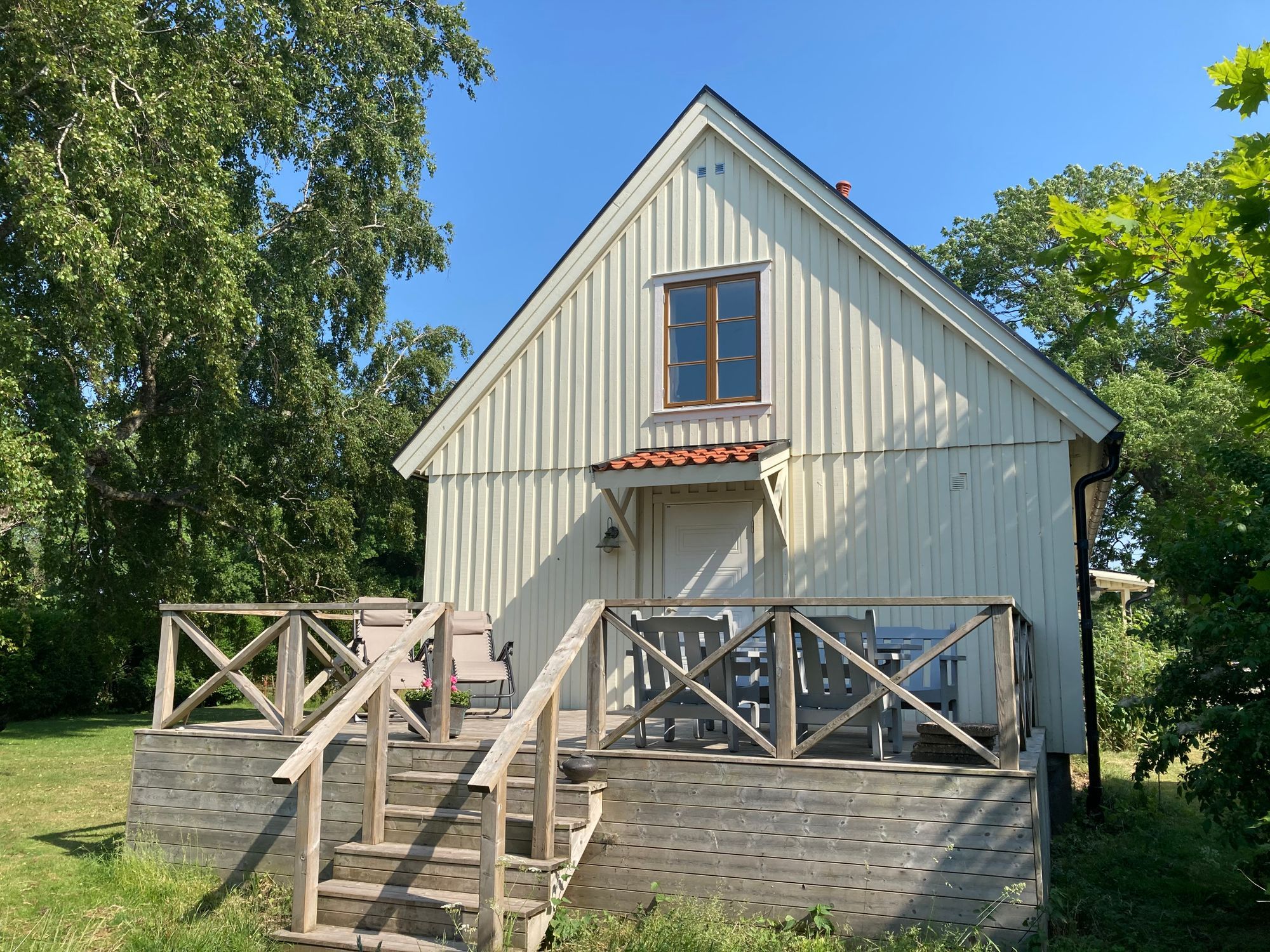 Havsnära lägenhet på en charmig gård