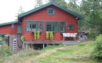 Mysig stor stuga i skärgården