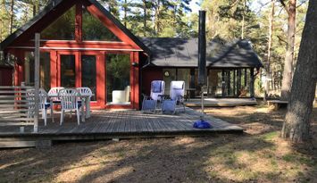 Stuga med havsläge i Furuboda Yngsjö Skåne