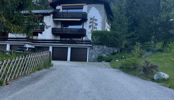 Lägenhet med stor terrass i Savognin