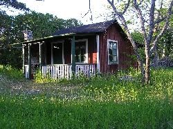 Mindre stuga nära Visby