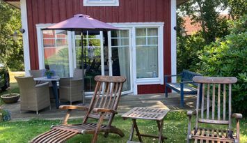 Mysig semesterstuga i Åskloster, Varberg