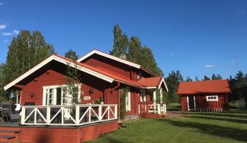 Exklusiv & mysig stuga med sjöläge vid Siljan