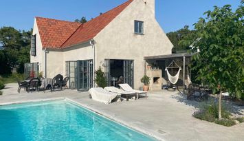 Stunning view with pool at Gotland