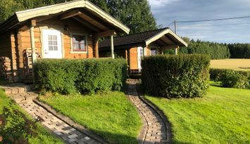 Timrad stuga nr 1 på landet med härligt utsikt